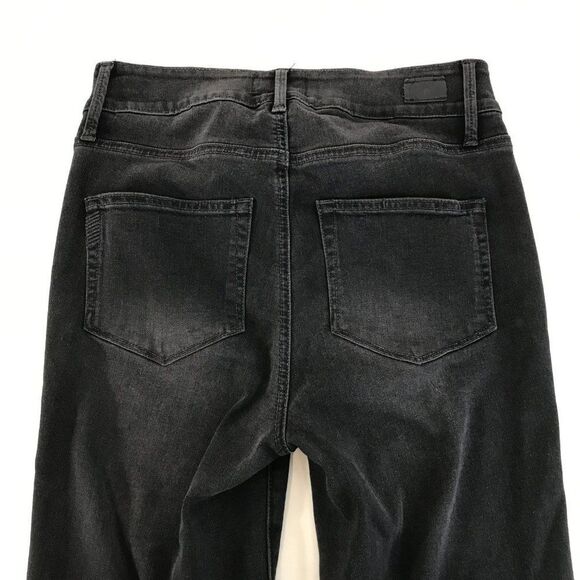 PAIGE Margot Ankle Skinny Jeans Size 28 Sweetheart Waistband Total Eclipse Black - Picture 8 of 16